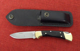 Buck 0112 112 Ranger Knife BOS 5160 Carbon Drop Point Charcoal Handle USA Lot#112-49