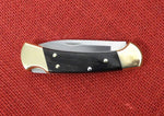 Buck 0112 112 Ranger Knife BOS 5160 Carbon Drop Point Charcoal Handle USA Lot#112-49