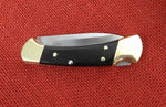 Buck 0112 112 Ranger Knife BOS 5160 Carbon Drop Point Charcoal Handle USA Lot#112-49