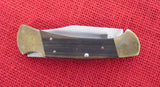 Buck 0112 112 Ranger Knife 2 Dot 1974-1980 Macassar Wood Handle 440C Lot#112-8