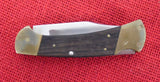 Buck 0112 112 Ranger Knife 2 Dot 1974-1980 Macassar Wood Handle 440C Lot#112-8