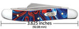 Case 11201 Medium Stockman Patriotic Kirinite Handle 10318 SS NIB Red White Blue