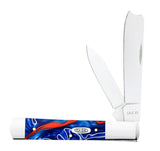 Case 11226 Razor Knife Raz Patriotic Kirinite Handle Red White Blue USA 102005RAZ