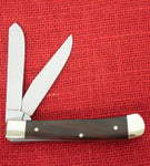 Boker 112525C Trapper 2 Blade Knife Rosewood C75 Carbon Steel Slipjoint Solingen Germany
