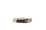 Buck 0112BRS19 112 Ranger Slim Elite Heritage Knife Magnacut Brass Pocket Clip