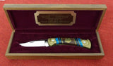 Buck 0112 112 David Yellowhorse Knife 1992 Wolf Head 112-53