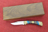 Buck 0112 112 David Yellowhorse Knife 1992 Wolf Head 112-53