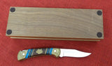Buck 0112 112 David Yellowhorse Knife 1992 Wolf Head 112-53