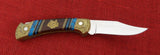 Buck 0112 112 David Yellowhorse Knife 1992 Wolf Head 112-53