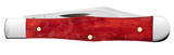 Case 11325 Small Swell Center Jack Pocket Knife Smooth Old Red Bone USA Made 6225 1/2 SS