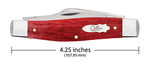 Case 11327 Large Stockman Smooth Old Red Bone Pocket Knife USA Made 6375 SS