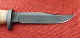Buck 0117BRS 117 Small Brahma Stacked Leather Handle Knife 2016 USA Lot#BU-456