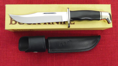 Buck 0119BP 119 Special European Model Brass Pommel and Guard Highly Polished Knife USA 1991 Lot#119-50