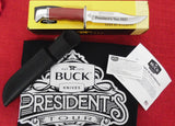 Buck 0119RDSSH3 119 Special President's Tour 2021 Knife Red Micarta w/ T-Shirt #18/115 USA MADE