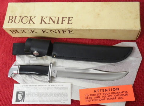 Buck 0120 120 General Vintage Fixed Blade Knife Pre Date Code USA Lot#120-30