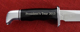Buck 0120BKSSH1 120 General Knife 2013 President's Tour #18/100 USA Chuck Signed #120-32