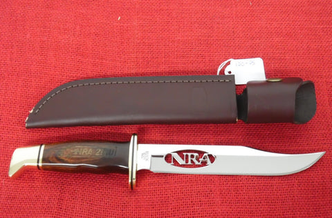 Buck 0120 120 120BRS General Hunting Knife NRA Cutout Blade Charlotte 2010 USA Made UNUSED #78/100 Lot#120-25