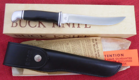 Buck 0121 121 Fisherman Fixed Blade Knife Pre Date Code In Box lot#121-shop