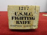 Ka-Bar Knife Vintage 1217 USMC Full Sized Military Fighting Combat Knife LOOOKThe coating on