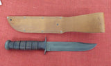 Ka-Bar Knife Vintage 1217 USMC Full Sized Military Fighting Combat Knife LOOOKThe coating on