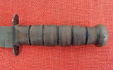Ka-Bar Knife Vintage 1217 USMC Full Sized Military Fighting Combat Knife LOOOKThe coating on