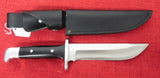 Buck 0124 124 Frontiersman Knife NEW in 2 pc BOX Paper Dated 1977 Black Micarta 440C USA Lot#124-9