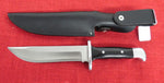 Buck 0124 124 Frontiersman Knife NEW in 2 pc BOX Paper Dated 1977 Black Micarta 440C USA Lot#124-9