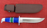Buck 0124LUSCC 124 Frontiersman Knife Blue Lucite 2013 BCCI Limited Edition USA Lot#124-17