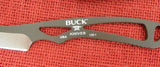 Buck 0135BRS 135 Paklite Caper Discontinued Fixed Blade Knife USA Plum Brown Cerakote Lot#BU-421