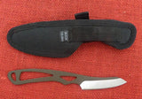 Buck 0135BRS 135 Paklite Caper Discontinued Fixed Blade Knife USA Plum Brown Cerakote Lot#BU-421
