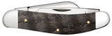 Case 14011 Sowbelly Knife Black Curly Oak Wood TB7339 SS NIB