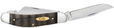 Case 14011 Sowbelly Knife Black Curly Oak Wood TB7339 SS NIB