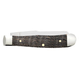 Case 14012 Tiny Trapper Knife Black Curly Oak Wood 72154 SS NEW