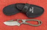 Buck 0140BRS 140 Paklite Skinner Knife Plum Brown Cerakote USA Lot#BU-423