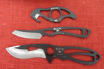 Buck 0141BKSVP 141 Paklite Field Master Knife Kit Discontinued USA Black Traction Coated Lot#BU-398