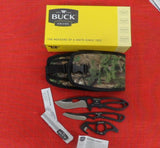 Buck 0141BKSVP1 141 Paklite Field Master Knife Kit USA Black Coated BU-528