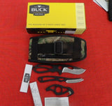 Buck 0141BKSVP1 141 Paklite Field Master Knife Kit USA Black Coated BU-528
