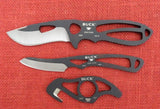 Buck 0141BKSVP1 141 Paklite Field Master Knife Kit USA Black Coated BU-528
