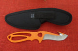 Buck 0141ORG1 141 Paklite Large Guthook Skinner Knife Orange USA BU-631