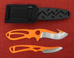 Buck 0141ORGVP Paklite Trophy Kit 141 Guthook Skinner Knife 135 Caper Orange Cerakote Lot#BU-416