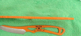 Buck 0141ORSVP 141 Paklite Field Master Knife Kit USA Orange Cerakote BU-529