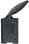 Ka-bar Knife 1485 Large TDI Law Enforcement Black Tanto Serrated MOLLE Compatible Hard Sheath