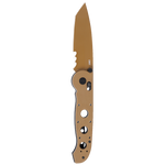 Columbia River CRKT M16-14XD Carson Flipper Knife D2 Crossbar Lock Veff Serr Desert Tan