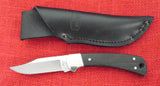 Buck 0152BRSBOTM 152 Fixed Ranger April 2024 Buck of the Month S35VN Ebony Wood Lot#BU-338