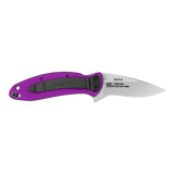 Kershaw 1620PUR 1620 Scallion SpeedSafe Assisted Opening Flipper Knife Purple Aluminum 420HC Ken Onion EDC USA