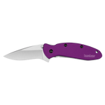 Kershaw 1620PUR 1620 Scallion SpeedSafe Assisted Opening Flipper Knife Purple Aluminum 420HC Ken Onion EDC USA