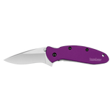 Kershaw 1620PUR 1620 Scallion SpeedSafe Assisted Opening Flipper Knife Purple Aluminum 420HC Ken Onion EDC USA