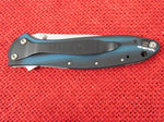 Kershaw 1660BB 1660 Leek 2004 Blue/Black Smoke SpeedSafe Assisted Opening Flipper Knife Ken Onion USA NOS