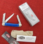 Case 16744 Stockman Knife Blue G10 Stainless 10318 SS