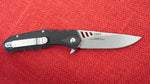 Ruger by CRKT R1703 Lerch Follow-Through Compact Flipper Knife GRN Handles Stonewashed